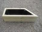 Angled Cuboid Decking Planter Right Hand