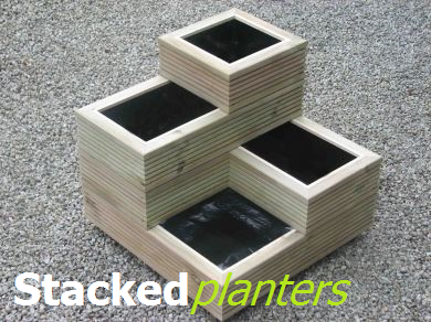 Stacked Planters